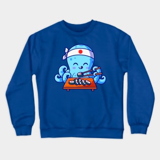 Octo Loves Sushi Crewneck Sweatshirt